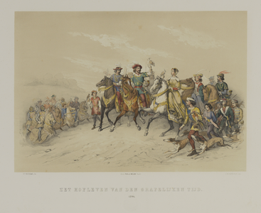 29085 Vierde van de acht onderdelen van de maskerade van de studenten van de Utrechtse hogeschool, gehouden ter ...